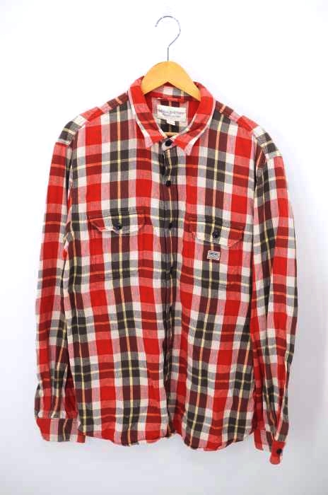 DENIM&SUPPLY RALPH LAUREN(デニムアンドサプライラルフローレン) チェック柄コットンネルシャツ メンズ トップス