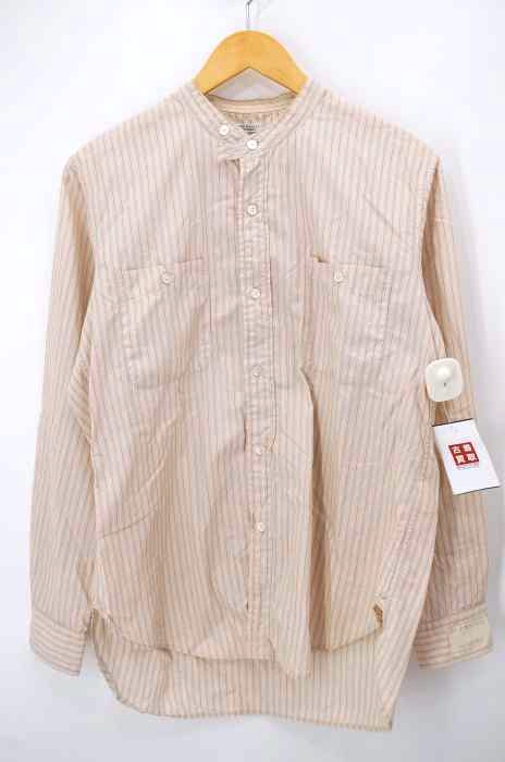 PHIGVEL MAKERS & Co.（フィグベルメーカーズアンドコー） NAVAL BAND COLLAR SHIRT メンズ トップス