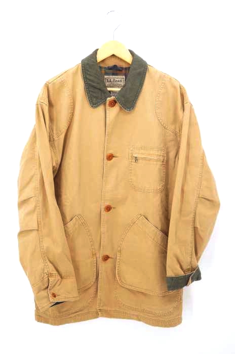 L.L.Bean（エルエルビーン） 90S コーデュロイ切替ダック地ハンティングジャケット メンズ アウター