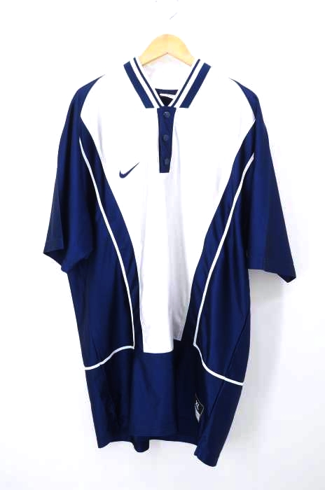 NIKE（ナイキ） 90S 白タグ スナップボタン ハーフスリーブプルオーバー メンズ トップス
