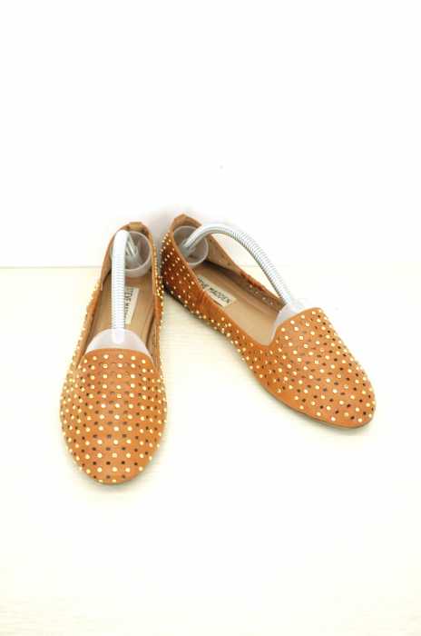 STEVE MADDEN （スティーブマデン） スタッズ付きメッシュレザーシューズ レディース シューズ