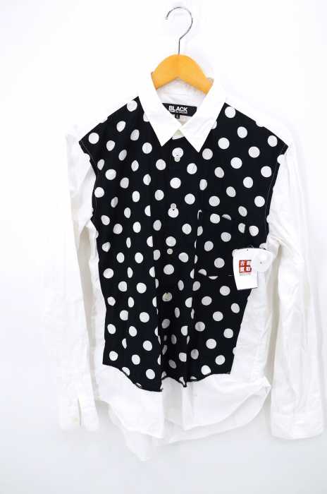 BLACK COMME des GARCONS （ブラックコムデギャルソン） AD2010 ドットボタンシャツ メンズ トップス