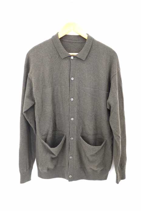 crepuscule (クレプスキュール) L/S Knit Polo カシミヤ混ニットシャツ メンズ トップス