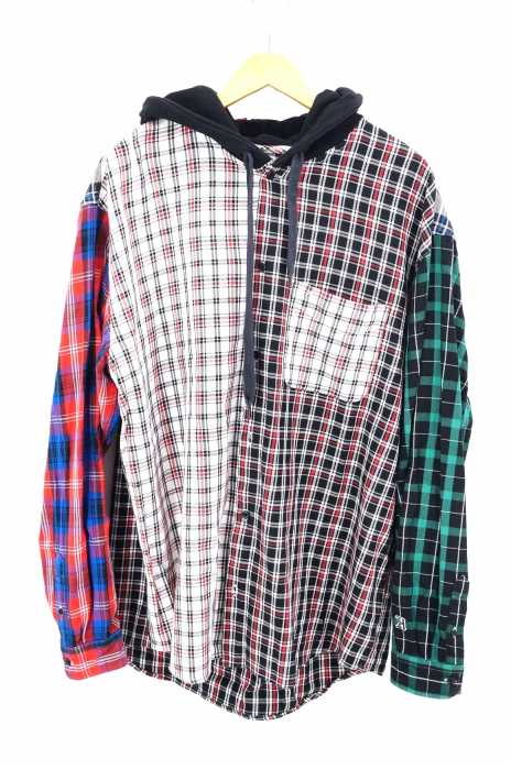 TOMMY HILFIGER（トミーヒルフィガー） Plaid Hooded Shirt フード付きチェックシャツ カプセルコレクション メンズ トップス