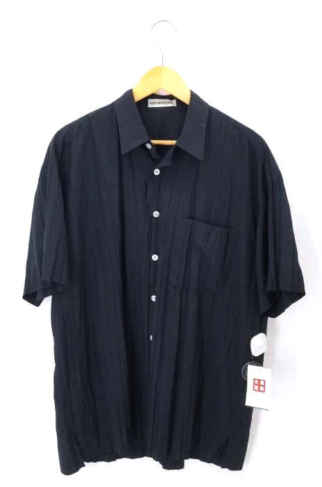 issey miyake men 半袖プリーツシャツ チェック　M 楽天市場】【中古】 im ISSEY MIYAKE チェックシャツ 長袖