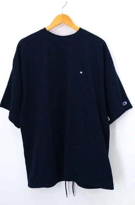 Champion(チャンピオン) ドローコードロゴ刺繍Tシャツ メンズ トップス