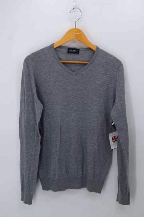 JOHN SMEDLEY（ジョンスメドレー） Vネックコットンニット メンズ トップス