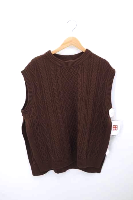 B:MING by BEAMS（ビーミングバイビームス） 20AW アランニットベスト レディース トップス