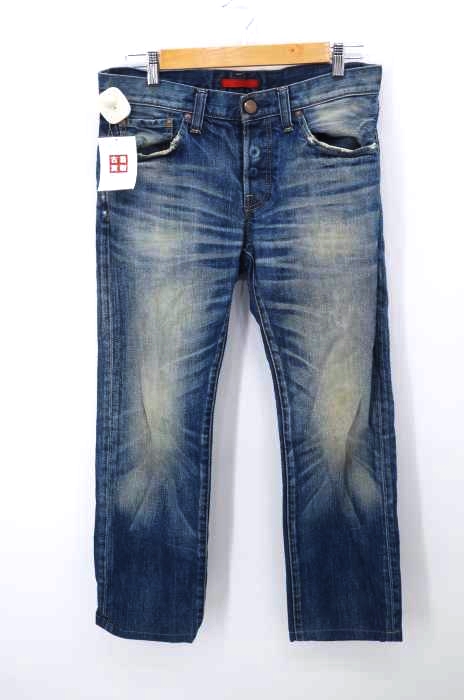 RED CARD(レッドカード) USED加工 ボタンフライデニム メンズ パンツ