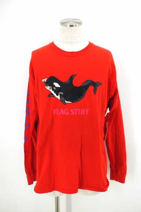 FLAGSTUFF （） 17SS KILLER WHALE L/S TEE ロングスリーブTシャツ メンズ トップス