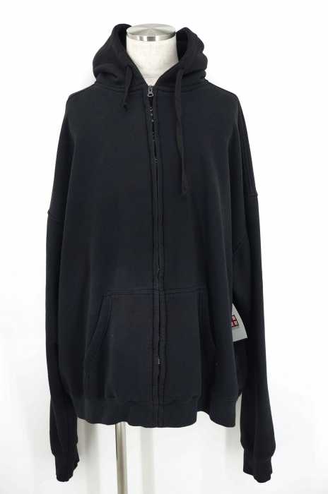 USED （ブランド不明） ビッグシルエットジップアップパーカー メンズ トップス