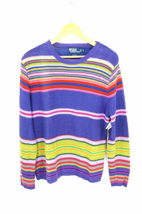 Polo by RALPH LAUREN (ポロバイラルフローレン) マルチカラーボーダーニット メンズ トップス
