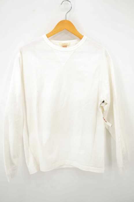 Barns(バーンズ) long sleeve crew neck v gazette tee メンズ トップス