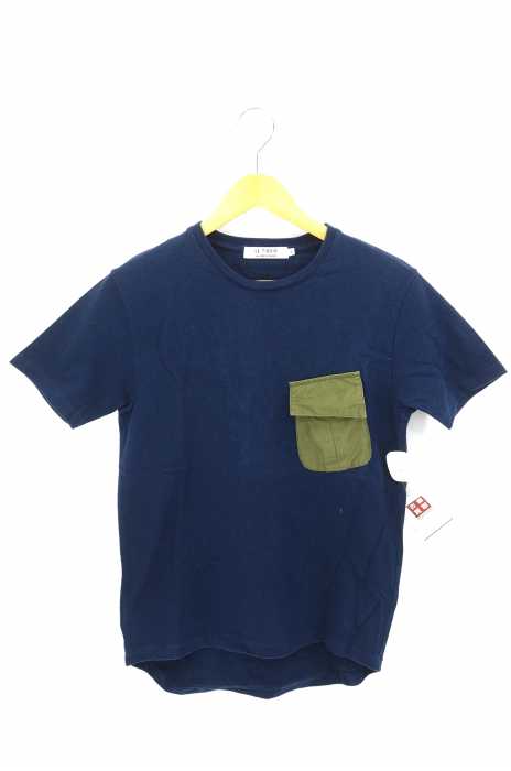 LE TiROiR de DRESSTERIOR（ルテロワドゥドレステリア） フラップポケット付き度詰め天竺Tシャツ メンズ トップス