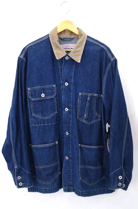 Levis(リーバイス) 90S 襟コーデュロイ切替コットンカバーオール メンズ アウター