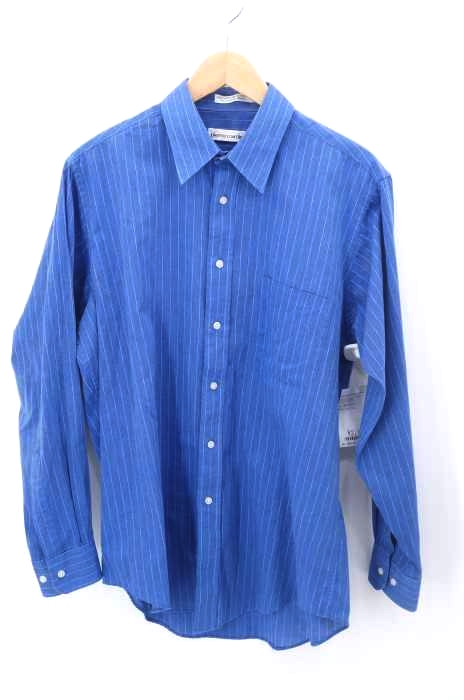 pierre cardin（ピエールカルダン） 90S コットンポリ ストライプ シャツ メンズ トップス