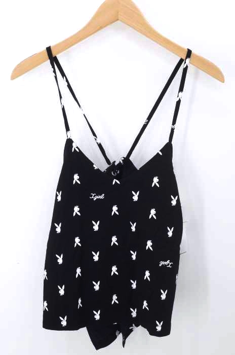 X-girl（エックスガール） ロゴプリント CAMISOLE レディース トップス