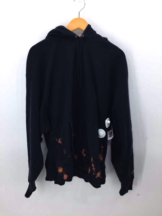 Champion(チャンピオン) PREMIUM REVERSE WEAVE ペイント加工フーディ メンズ トップス