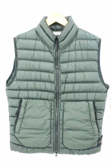 STONE ISLAND （ストーンアイランド） 腕章付き ダウンベスト メンズ アウター
