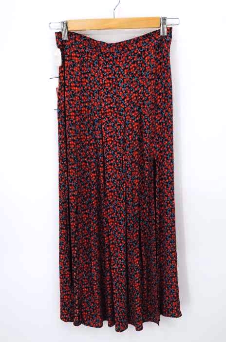 ZARA（ザラ） 小花柄スリットロングスカート レディース スカート