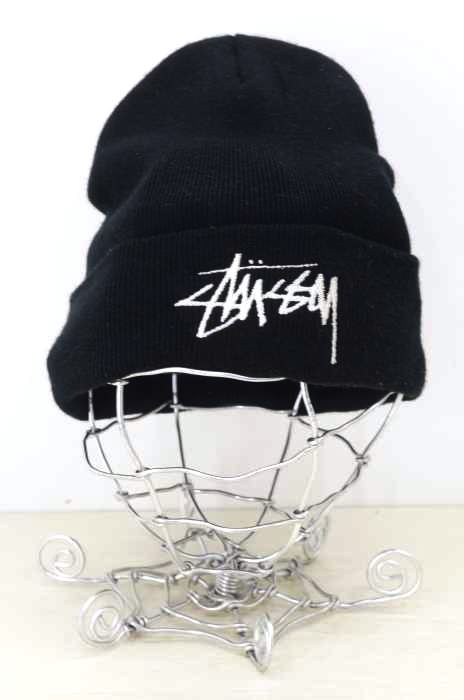 Stussy（ステューシー） ロゴ刺繍ニット帽 メンズ 帽子