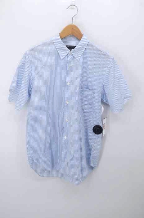 COMME des GARCONS HOMME PLUS（コムデギャルソンオムプリュス） 半袖カッティングストライプシャツ メンズ トップス