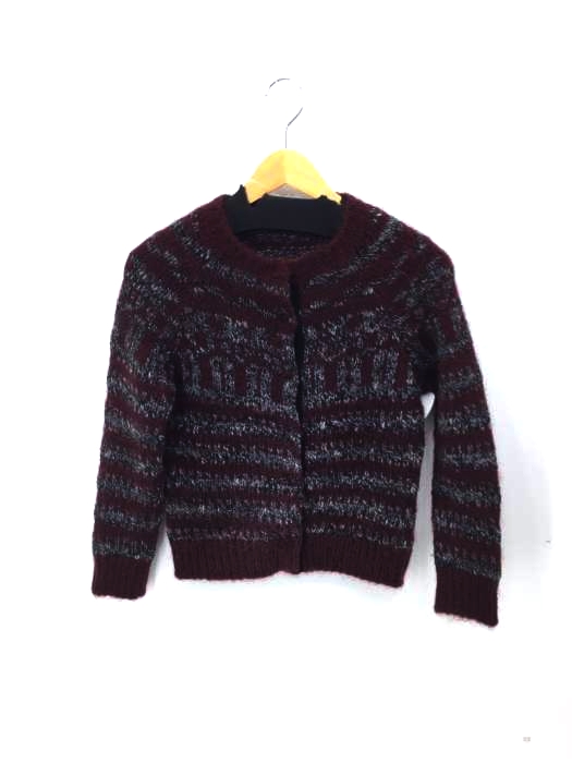 ISABEL MARANT ETOILE(イザベルマランエトワール) モヘア混総柄ウールカーディガン レディース トップス