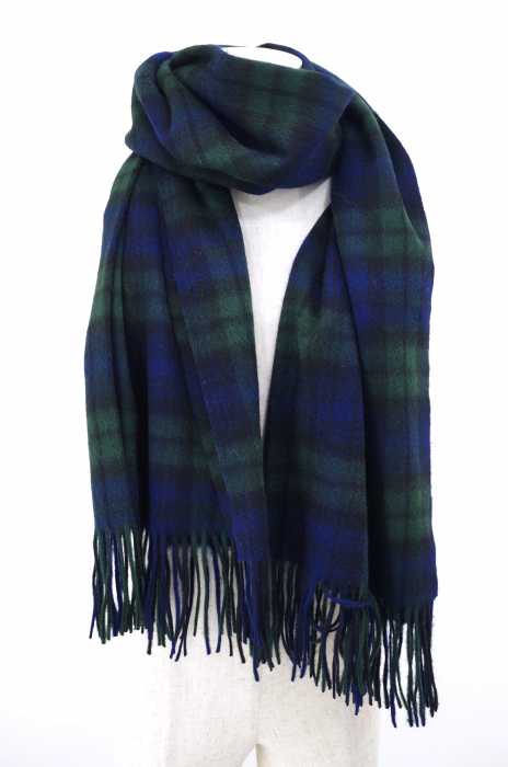 TWEEDMILL(ツイードミル) ピュアウールチェックストール レディース ファッション雑貨