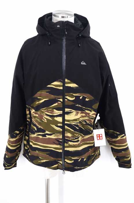 Quiksilver（クイックシルバー） カモ柄ジップアップフーディー メンズ アウター