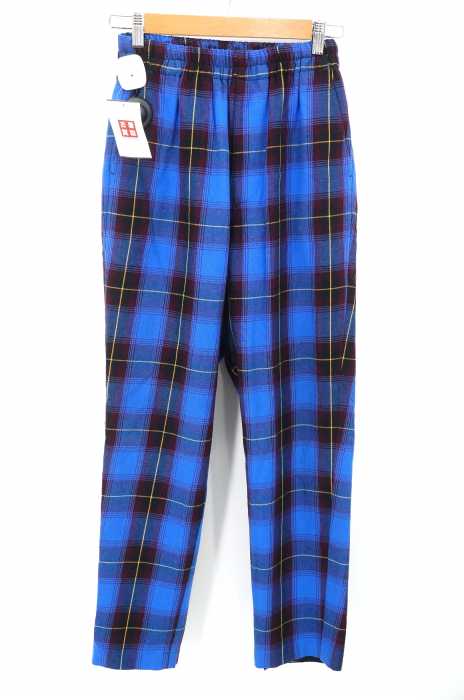 NOISE MAKE (ノイズメーカー) 19SS 裾メッシュチェックパンツ メンズ パンツ