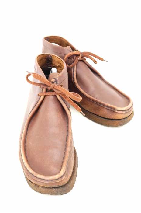 Clarks（クラークス） レザー ワラビーブーツ メンズ シューズ