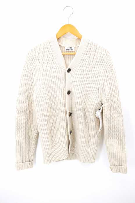 ACNE STUDIOS（アクネストゥディオズ） 13AW MILES C ケーブル編みVネックカーディガン メンズ トップス