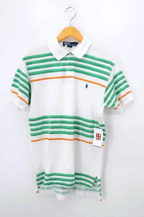 POLO RALPH LAUREN（ポロラルフローレン） 鹿の子デザインボーダー ポロシャツ メンズ トップス