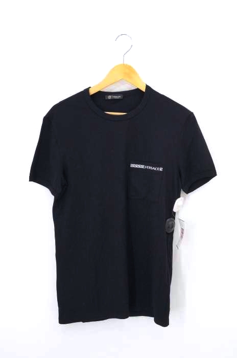 VERSACE(ヴェルサーチ) UNDERWEAR Greca Signature Crew-Neck Pocket T-Shirt メンズ トップス