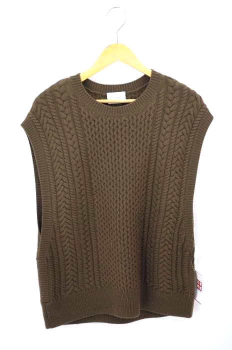 UNITED ARROWS（ユナイテッドアローズ） フィッシャーマンニットベスト レディース トップス