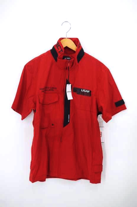AVIREX（アヴィレックス） NIGHTHAWK STAND ZIP SHIRT メンズ トップス