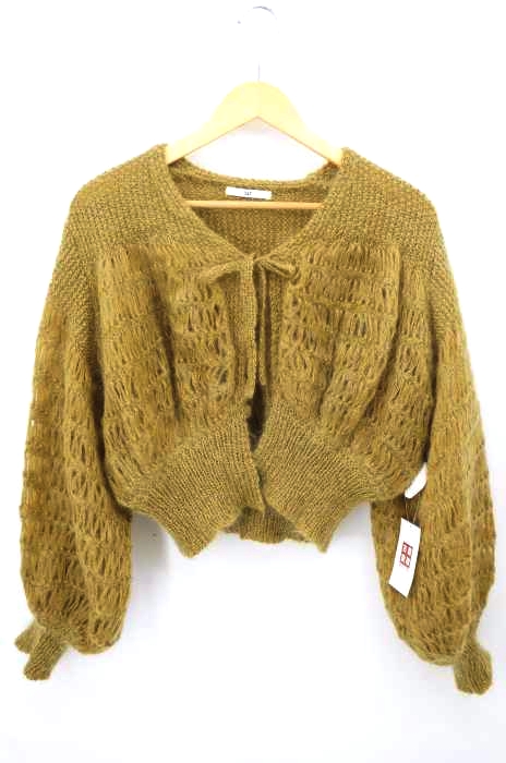 SLY（スライ） MOHAIR VOLUME SHORT C/D レディース トップス