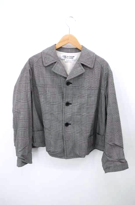 コムデギャルソン チェック柄 ジャケットコート 美品 COMME des