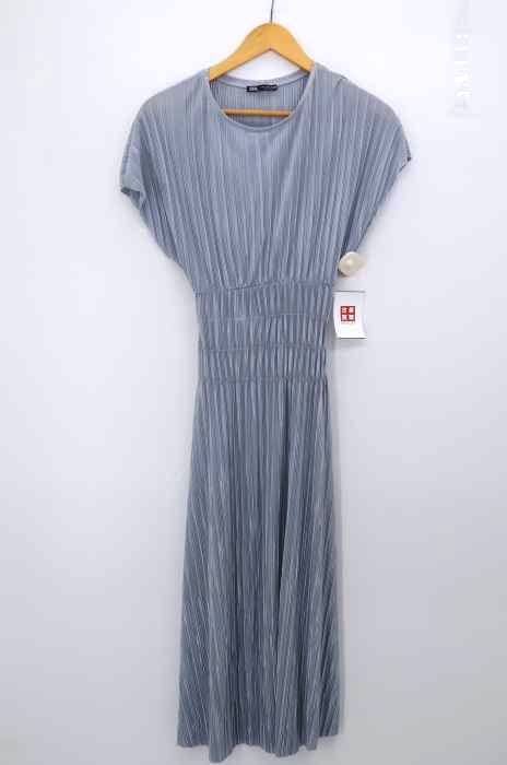 ZARA（ザラ） プリーツ加工 ロングワンピース レディース ワンピース