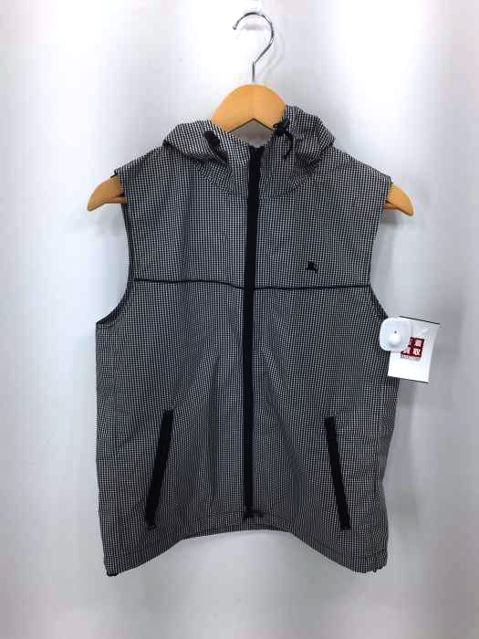 BURBERRY BLACK LABEL（バーバリーブラックレーベル） ギンガムチェック柄フード付ベスト メンズ トップス