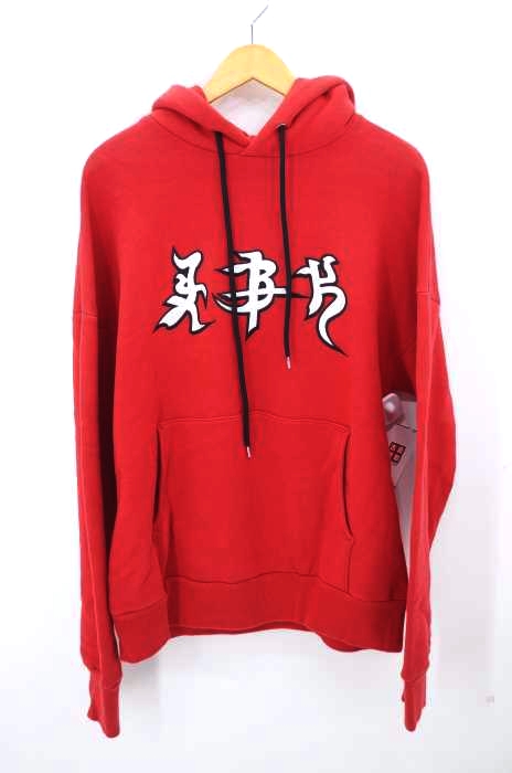 FULL-BK（フルビーケー） フロント刺繍プルオーバーパーカー メンズ トップス
