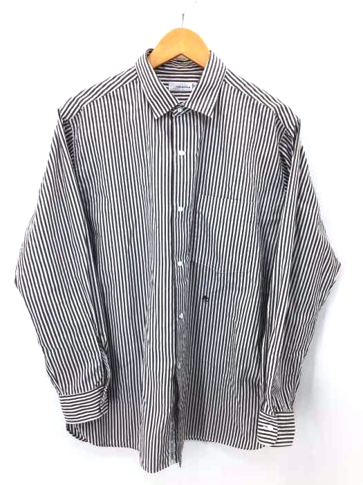 nanamica（ナナミカ） Regular Collar Stripe Wind Shirt メンズ トップス