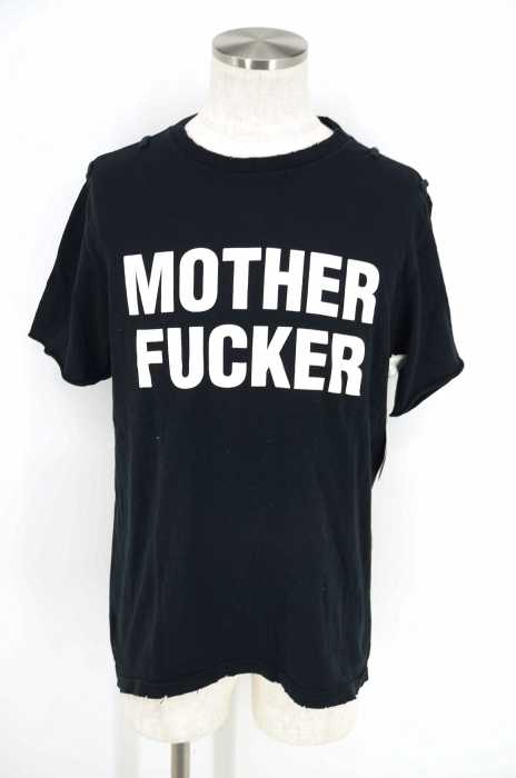 NUMBER (N)INE (ナンバーナイン) MOTHER FUCKER ダメージ加工プリントTシャツ メンズ トップス