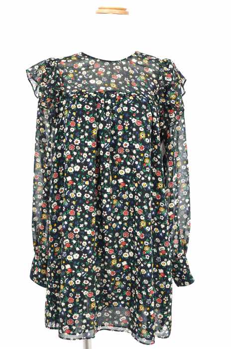 ZARA trafaluc（ザラトラファルック） 花柄フリルブラウス レディース トップス
