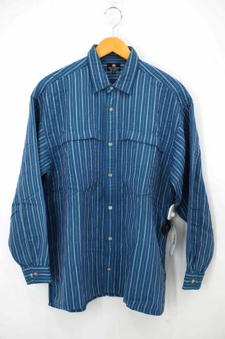 ISSEY MIYAKE THE SHIRTS （イッセイミヤケ） ストライプボタンシャツ メンズ トップス