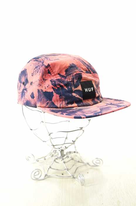 HUF （ハフ） 総柄 5パネルジェットキャップ ボタニカル メンズ 帽子