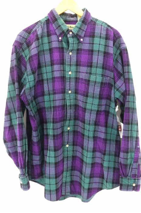 L.L.Bean （エルエルビーン） チェック柄ボタンダウンシャツ メンズ トップス