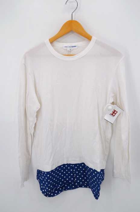 COMME des GARCONS SHIRT（コムデギャルソンシャツ） ドットレイヤードカットソー メンズ トップス