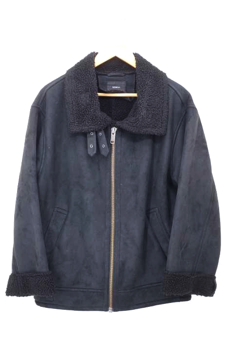 MURUA（ムルーア） フェイクムートンボンバージャケット レディース  