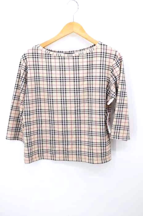 BURBERRY LONDON（バーバリーロンドン） ノバチェック ロングスリーブカットソー レディース トップス